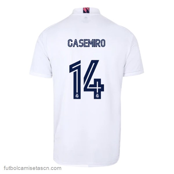 Camiseta Real Madrid 1ª NO.14 Casemiro 2020/21 Blanco